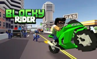 Play Blocky Rider now!