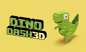 PLay Dino Dash 3D now!