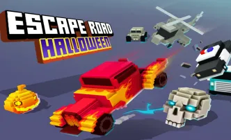 PLay Escape Road Halloween now!