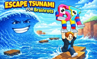 Play Escape Tsunami For Brainrots! now!