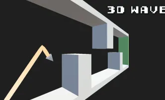 Play Geometry Dash 3D Wave now!