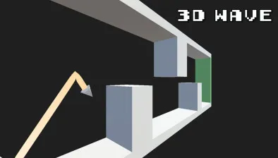 Play Game Geometry Dash 3D Wave Now