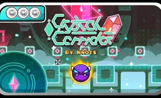 Play Geometry Dash Crystal Corridor now!