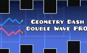 Play Geometry Dash Double Wave PRO now!