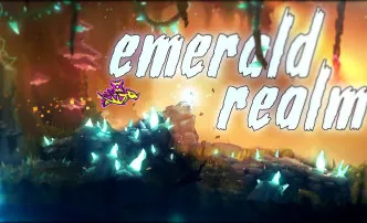 PLay Geometry Dash Emerald Realm now!