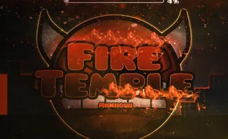 PLay Geometry Dash Fire Temple now!
