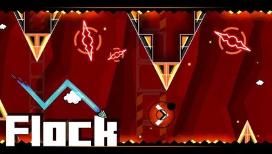 Play Game Geometry Dash Flock Now
