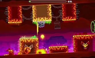 PLay Geometry Dash: Lava Mode now!