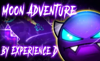 PLay Geometry Dash Moon Adventure now!