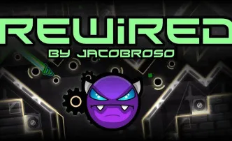 PLay Geometry Dash Rewired now!