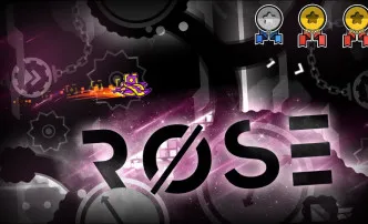 PLay Geometry Dash Rose now!