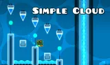 Play Game Geometry Dash Simple Cloud Now