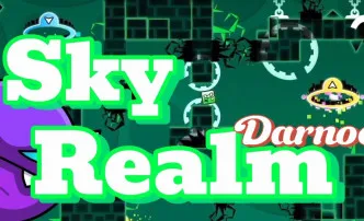 Play Geometry Dash Sky Realm now!