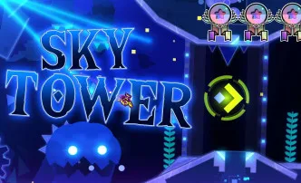 PLay Geometry Dash Sky Tower now!