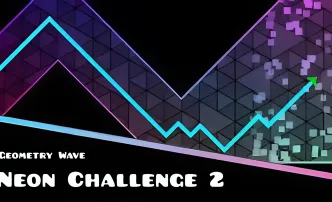 Play Geometry Wave Neon Challenge 2 now!