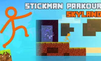 PLay Stickman Parkour Skyland now!