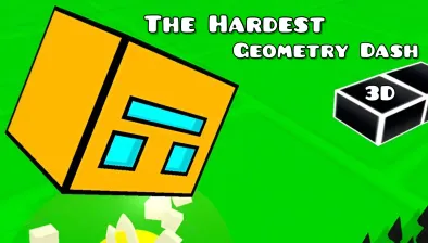 Play Game The Hardest Geometry Dash 3D Now