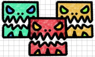 PLay Geometry Dash Paper Note now!