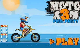 PLay Moto X3M Pool Party now!